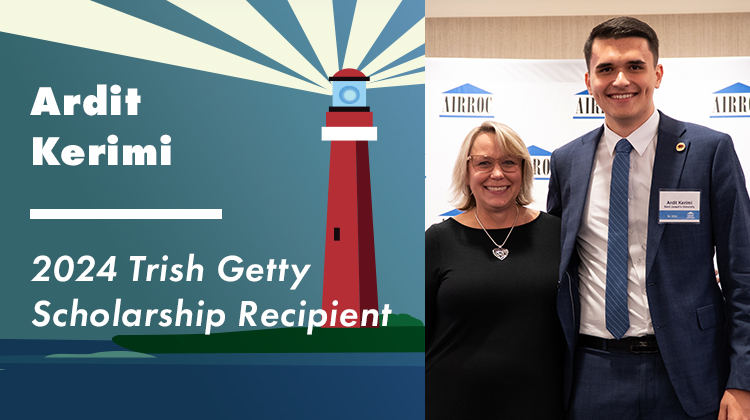 Ardit Kerimi Awarded the 2024 Trish Getty Scholarship